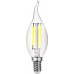 6 WATT E14  BEYAZ KIVRIK BUJİ RUSTİK AMPUL ERD-94